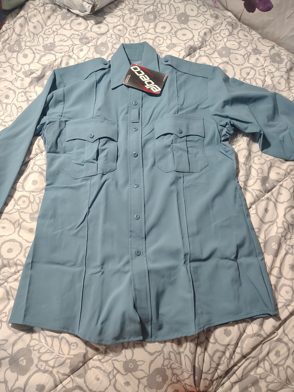Men's Slate Blue Lightweight Utility Shirt Jacket